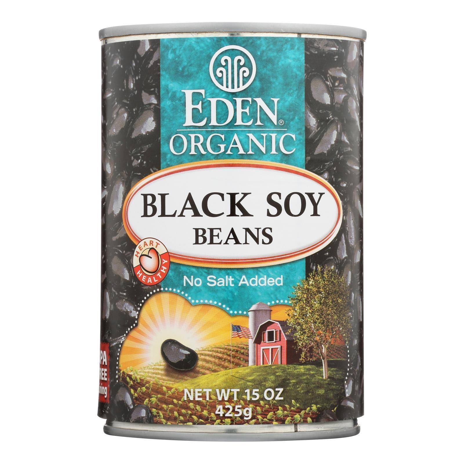 Eden Foods Organic Black Soy Beans - 15oz