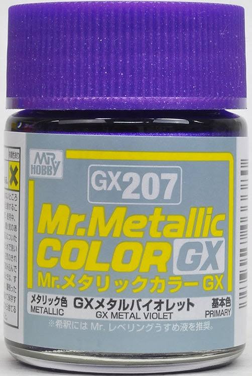 Mr.hobby / Gunze Gx207 Mr.metallic Colour Gx Metal Violet (18Ml) Modeling