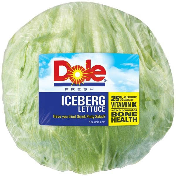 Dole Iceberg Lettuce - 1 Each