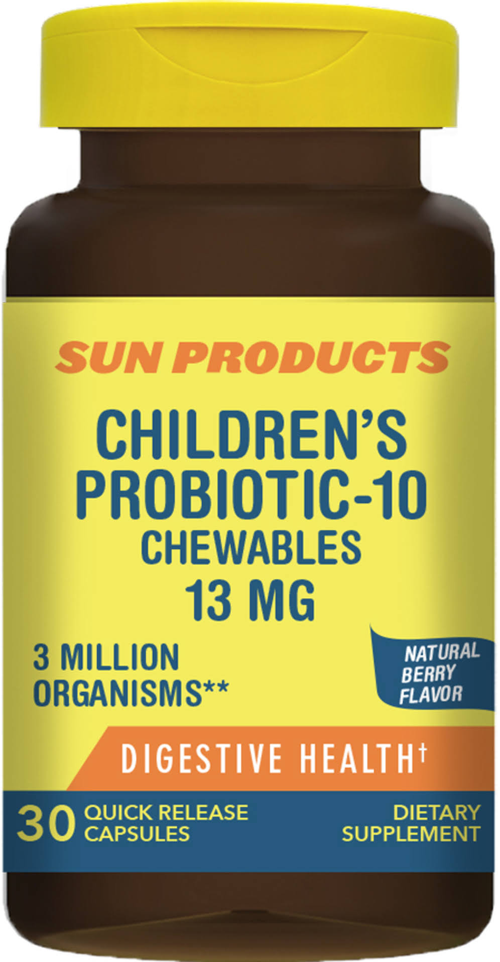 Sundance Kid S Probiotic Chewable Tablets Natural Berry