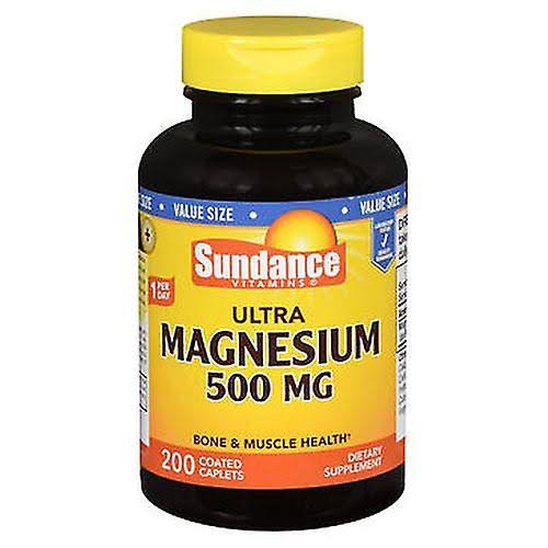 Sundance Magnesium 500 MG Tablets, 200 Count