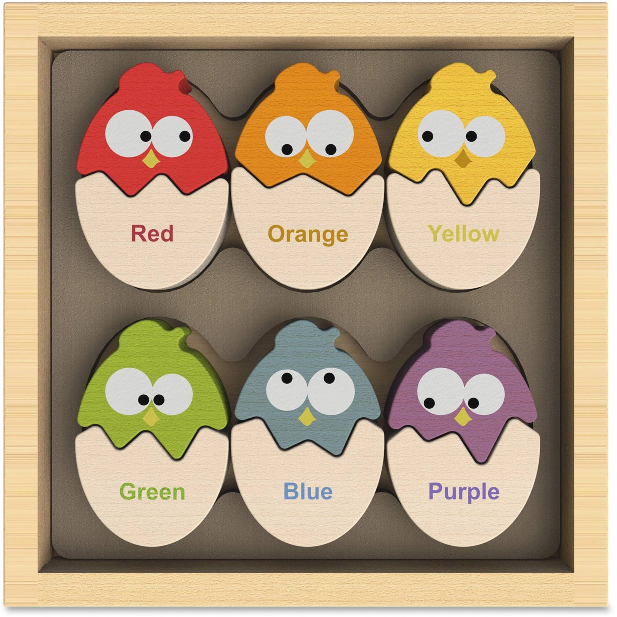 BeginAgain Wooden Color 'N Eggs Playset Board Game