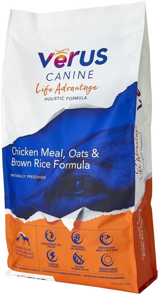 Verus Life Advantage Chicken Meal Recipe Dry Dog Food, 25-lb BAG.