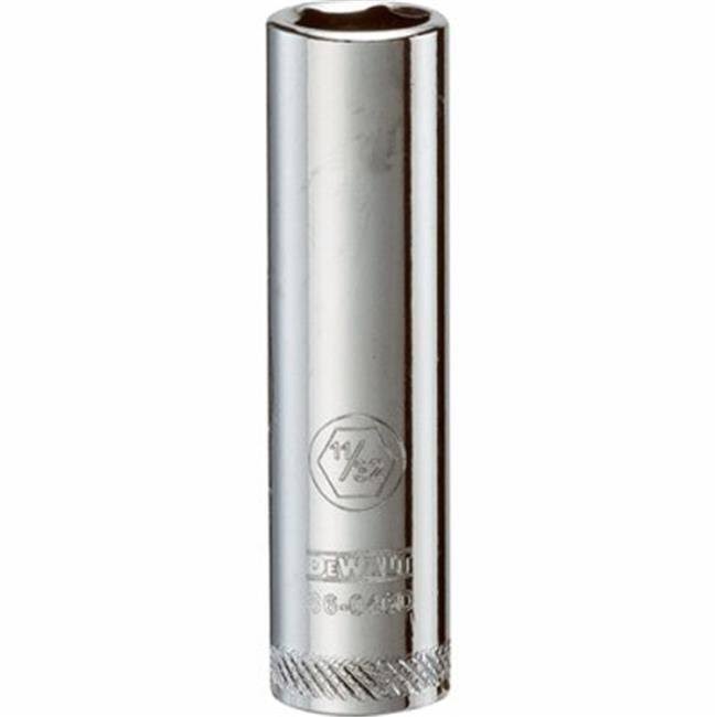 Stanley Consumer Tools 227515 0.25 in. Drive, 0.34 in. 6 Point Polished Chrome Vanadium Steel Socket