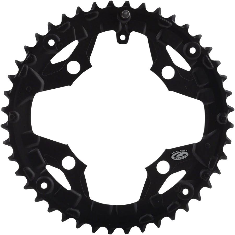 Shimano 9-Speed Bicycle Chainring - Black, 44T x 104mm