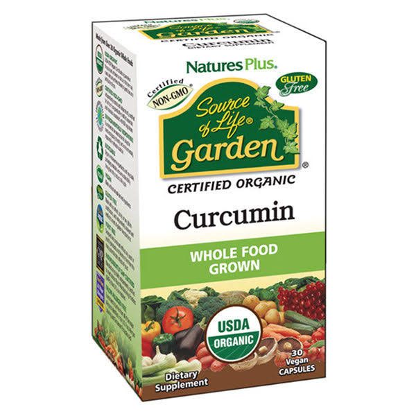 Source of Life Garden Curcumin Supplement - 30 Vegan Capsules