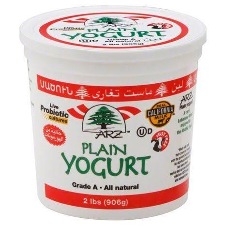 ARZ Yogurt, Plain - 2 lb