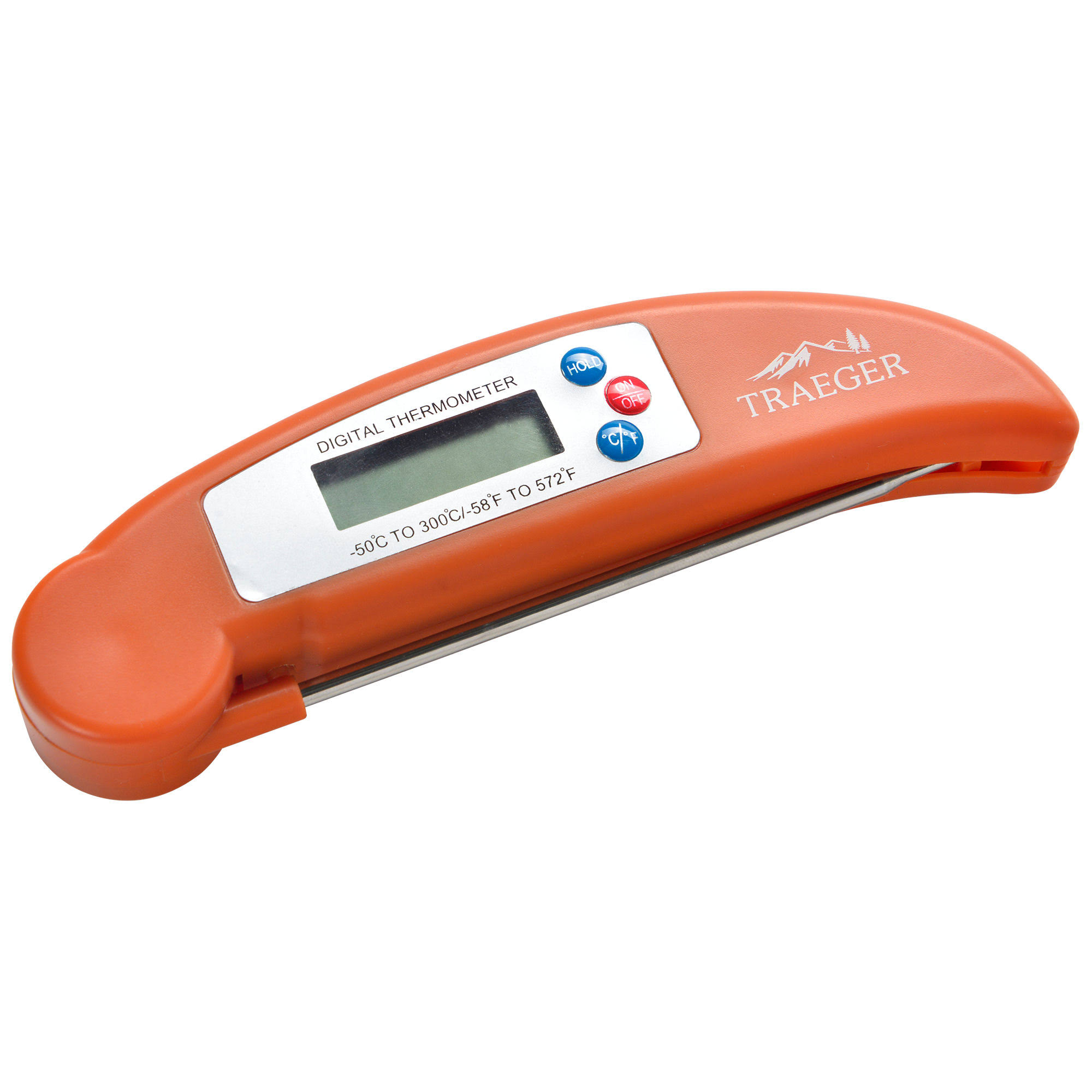 Traeger Digital Grill Thermometer - Orange