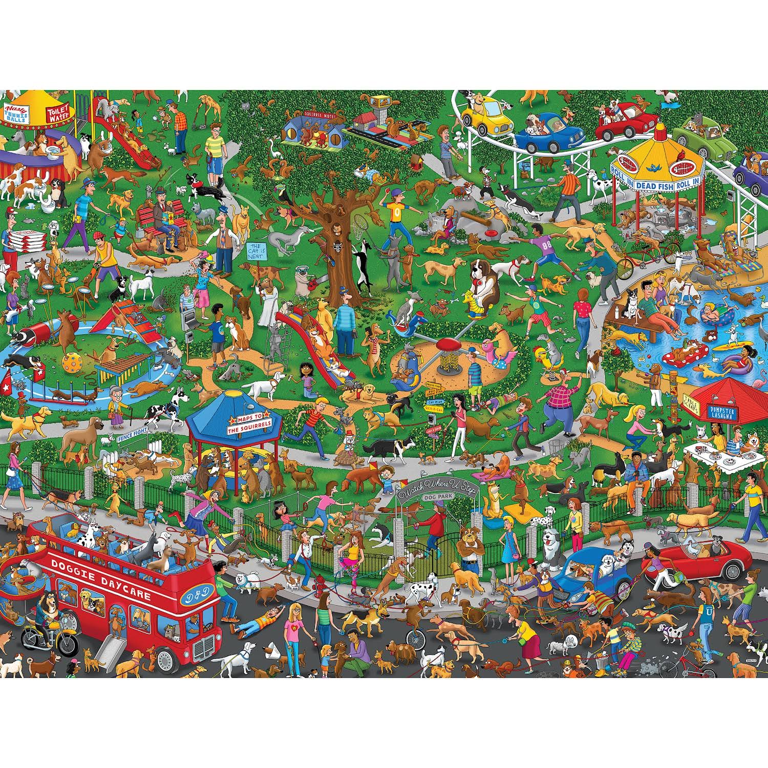 Springbok : The Dog Park 500 Piece Jigsaw Puzzle