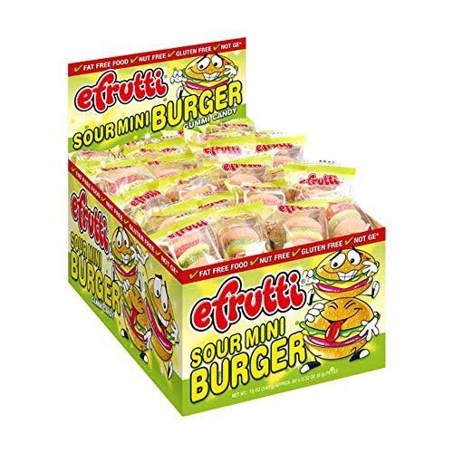 E.Frutti Gummi Sour Candy - Mini Burgers