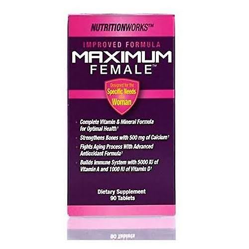 Maximum Female Improved Complete Nutritional Formula Tablets - 90ct