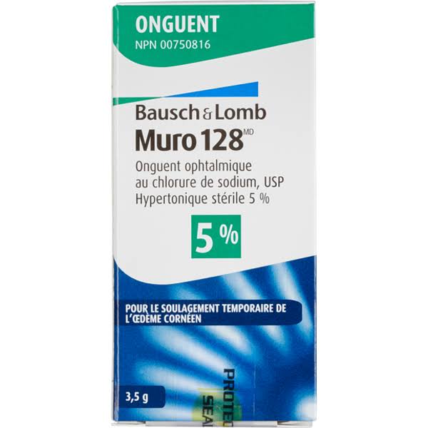 Bausch & Lomb Muro 128 Sterile Ophtalmic Ointment - 5%