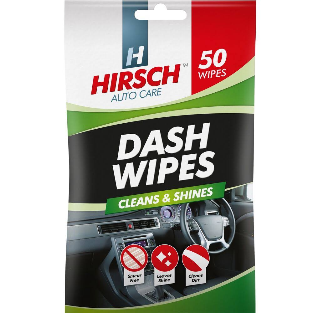 50pc Interior Car Dashboard Smear Free Wipes Dash Trim Shine Clean Rubber Vinyl