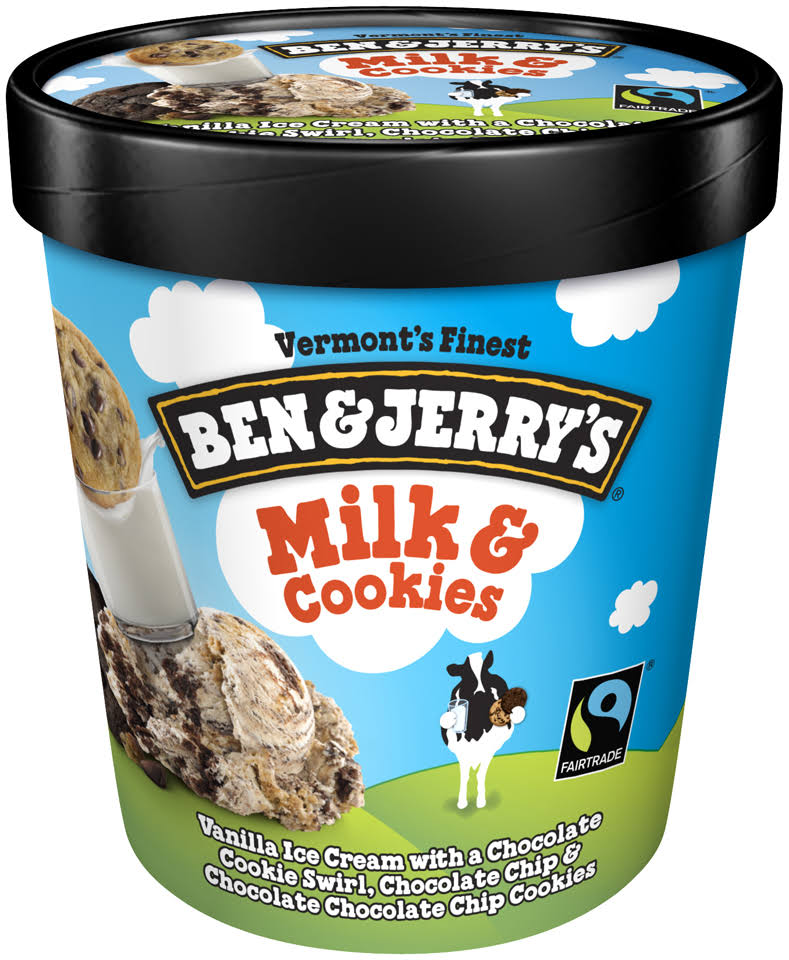Ben & Jerry's Ice Cream - Milk and Cookies
