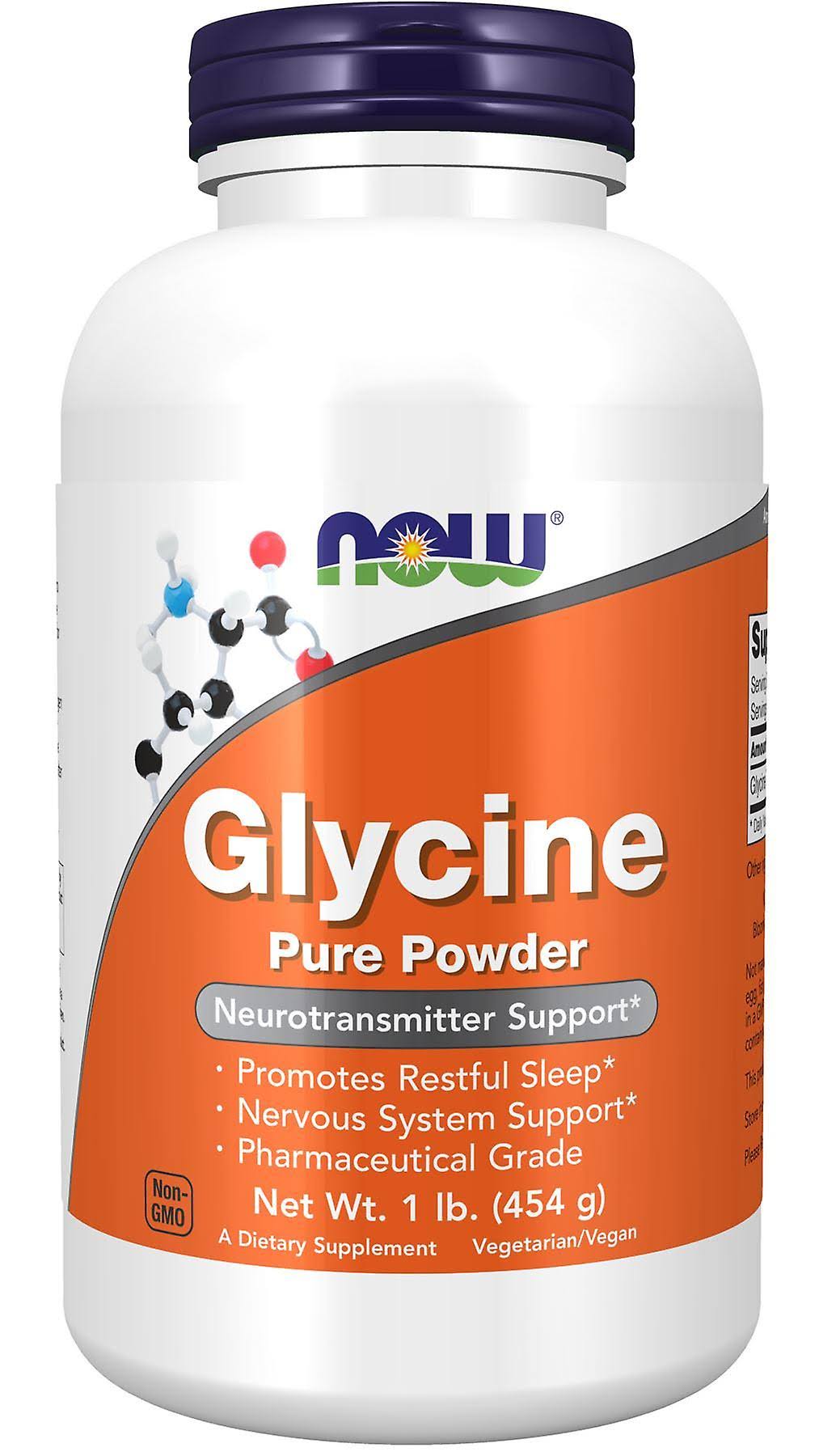 Now Foods Glycine Amino Acid Powder - 1lb
