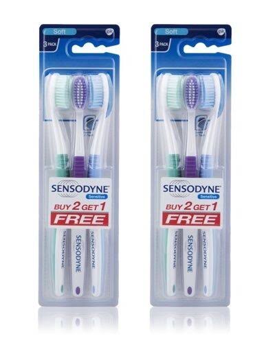 4 Sensodyne Sensitive Toothbrush Soft Sensitive Teeth 2 Toothbrush Free