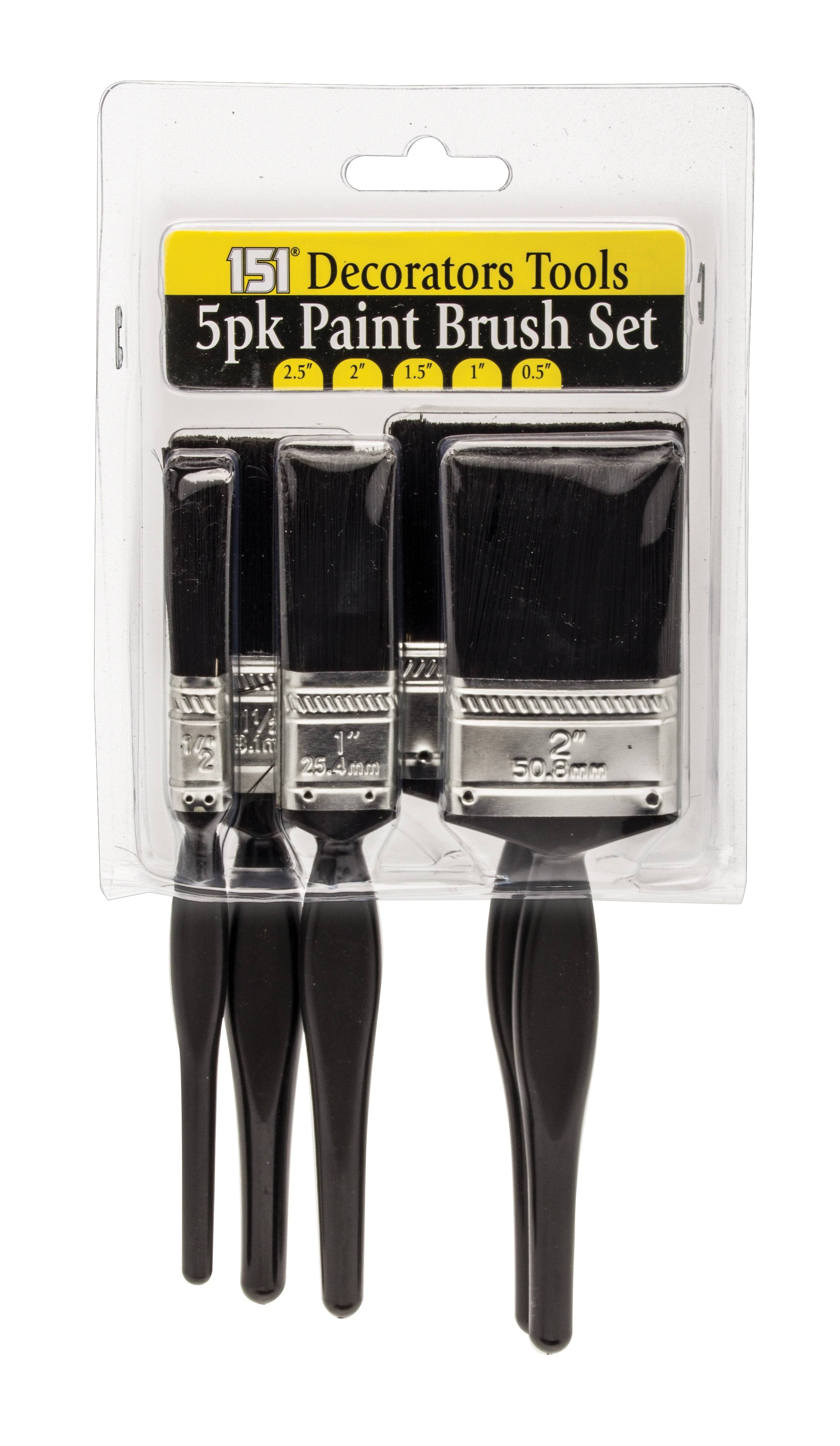 151 Paint Brush Set - 5pcs