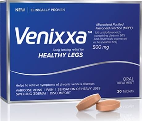 Venixxa Micronized Purified Flavonoid Fraction for Healthy Legs 2 x 3