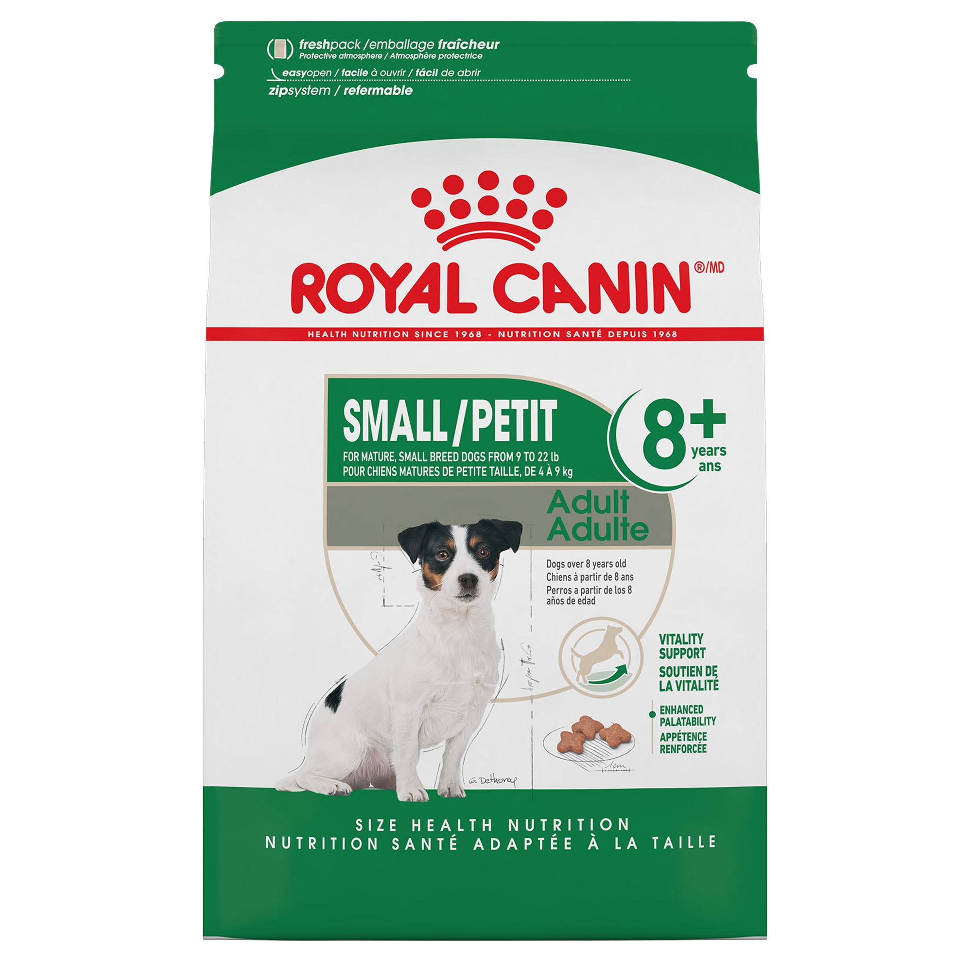 Royal Canin Size Health Nutrition Mini Mature 8 Plus Dry Dog Food - 13 lbs