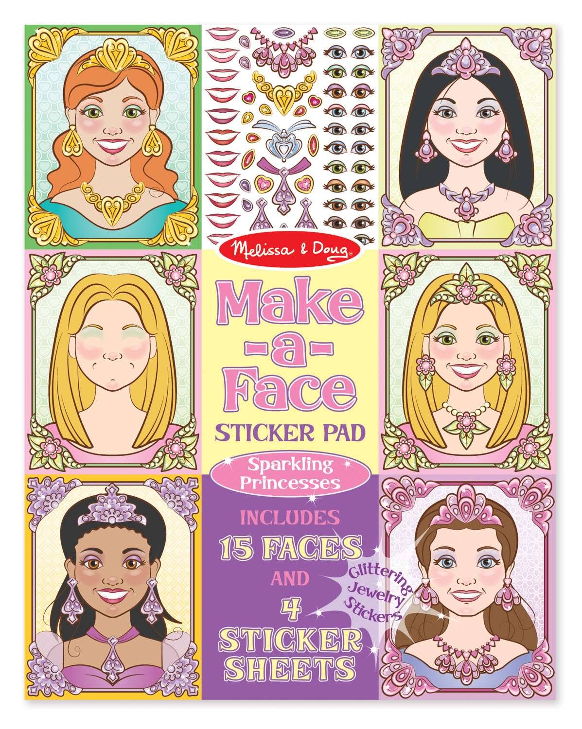 Melissa & Doug Make-a-Face Sticker Pad