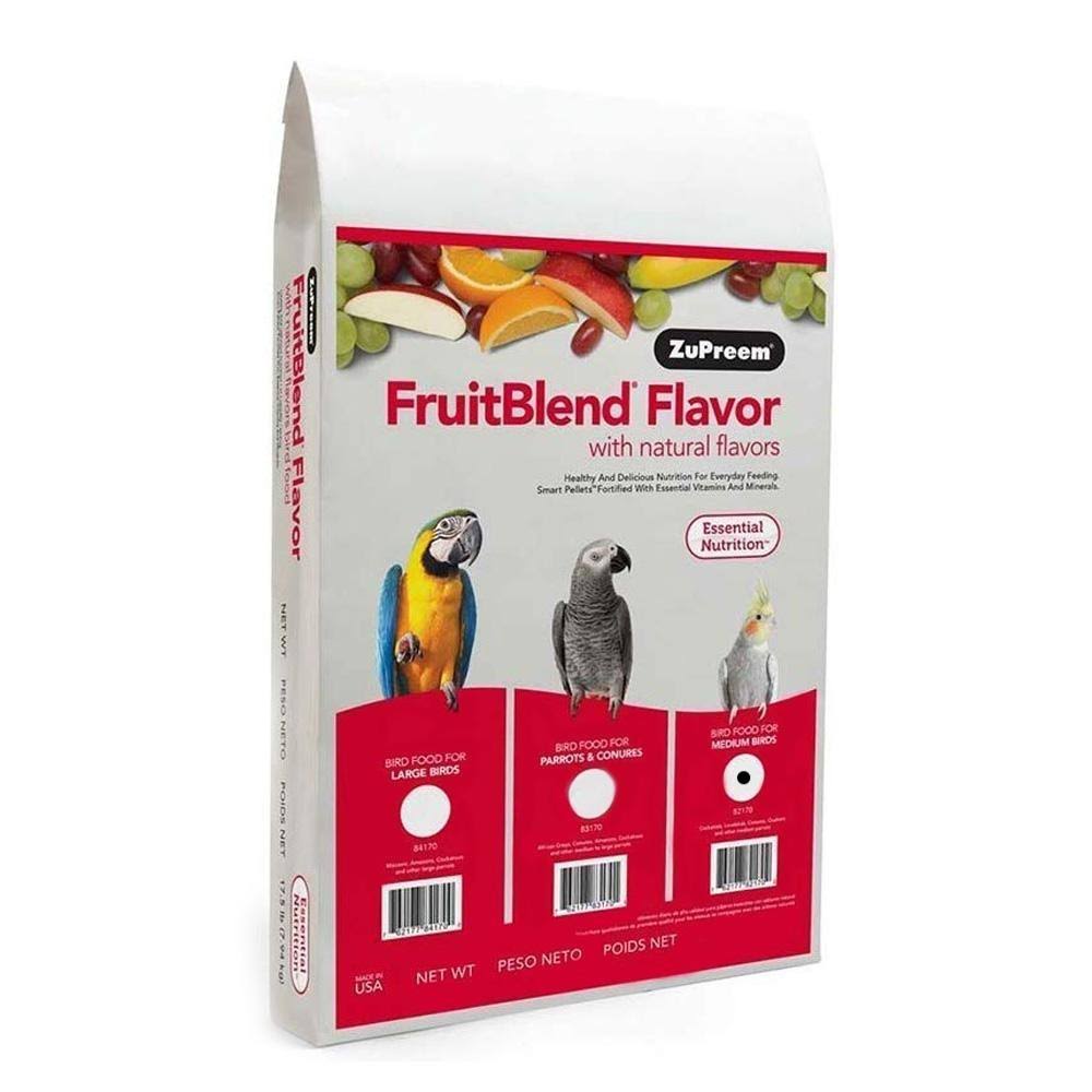 ZuPreem 230340 FruitBlend Medium Tiel Caged Bird Food - 35lbs