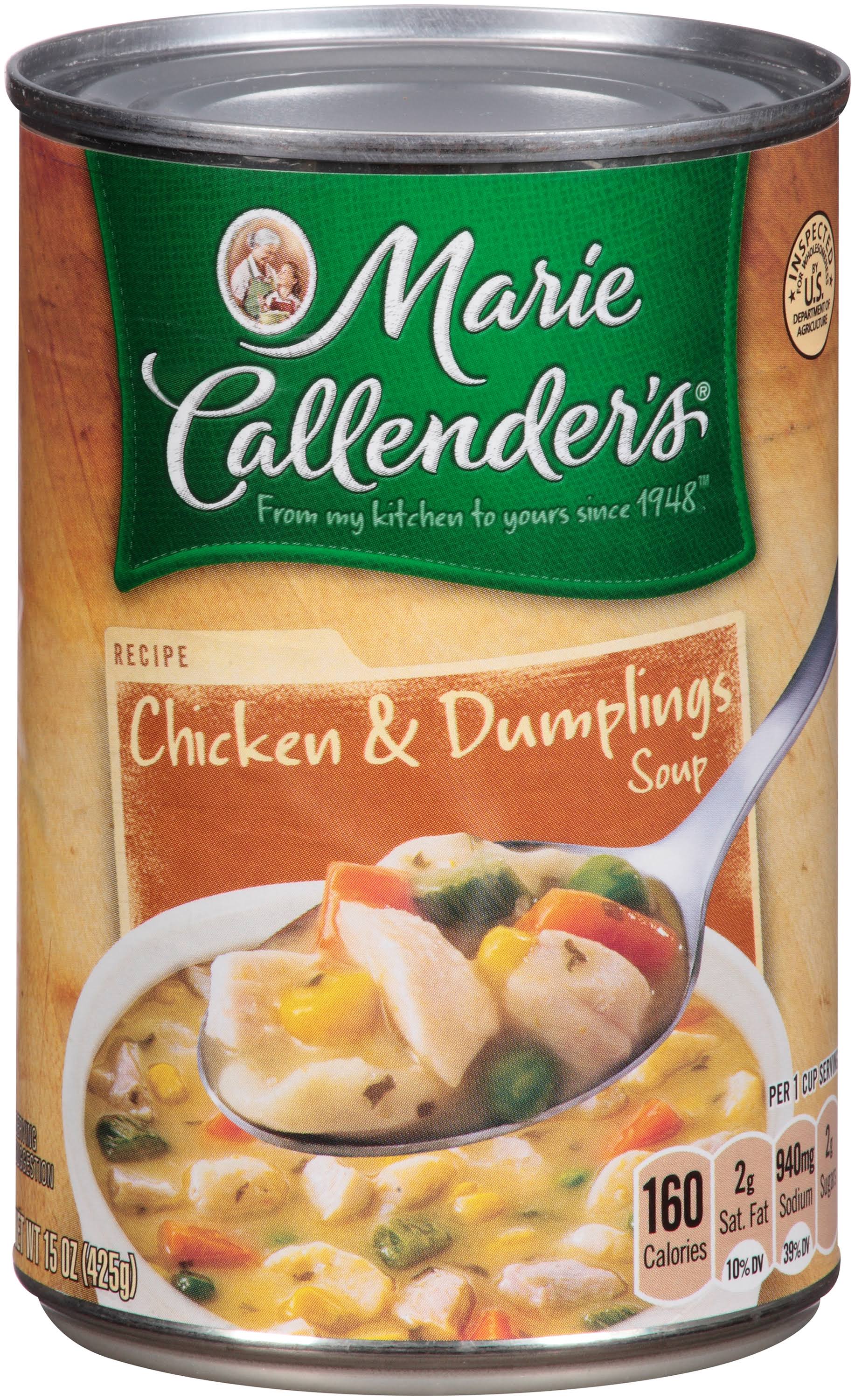 Marie Callendar's Soup - Chicken And Dumplings, 15oz. Can, Pack Of 6