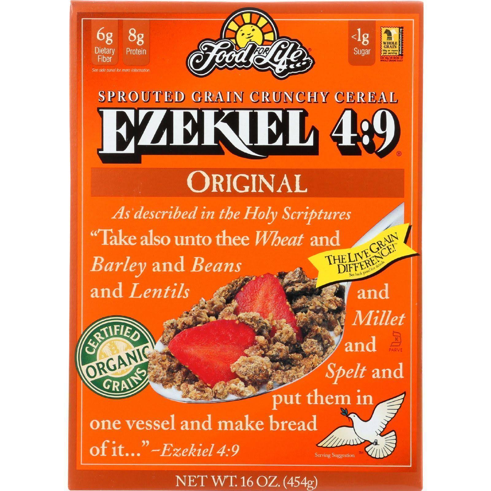 Food For Life Ezekiel 4:9 Sprouted Grain Crunchy Cereal