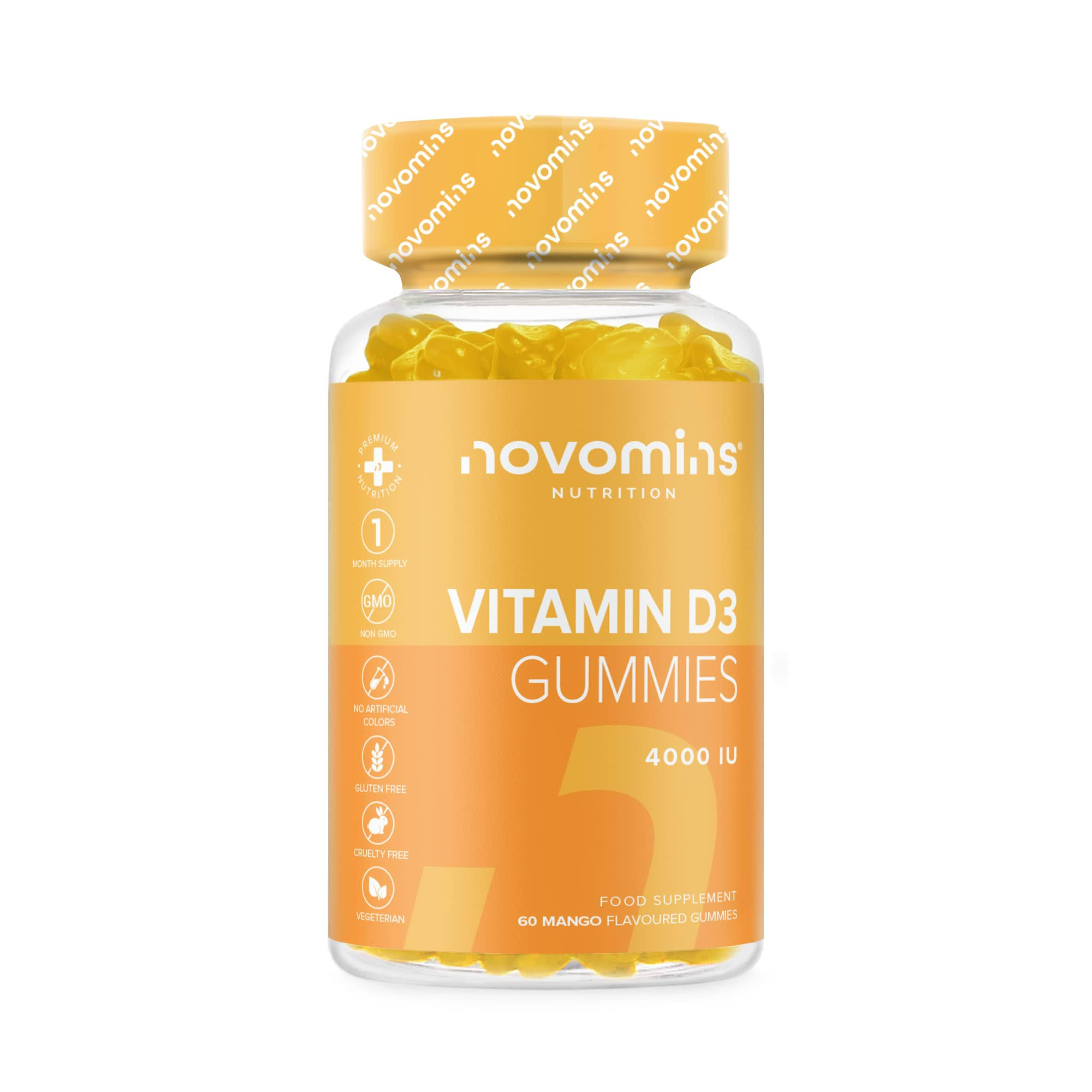 Novomins Vitamin D3 Gummi 60Gummie