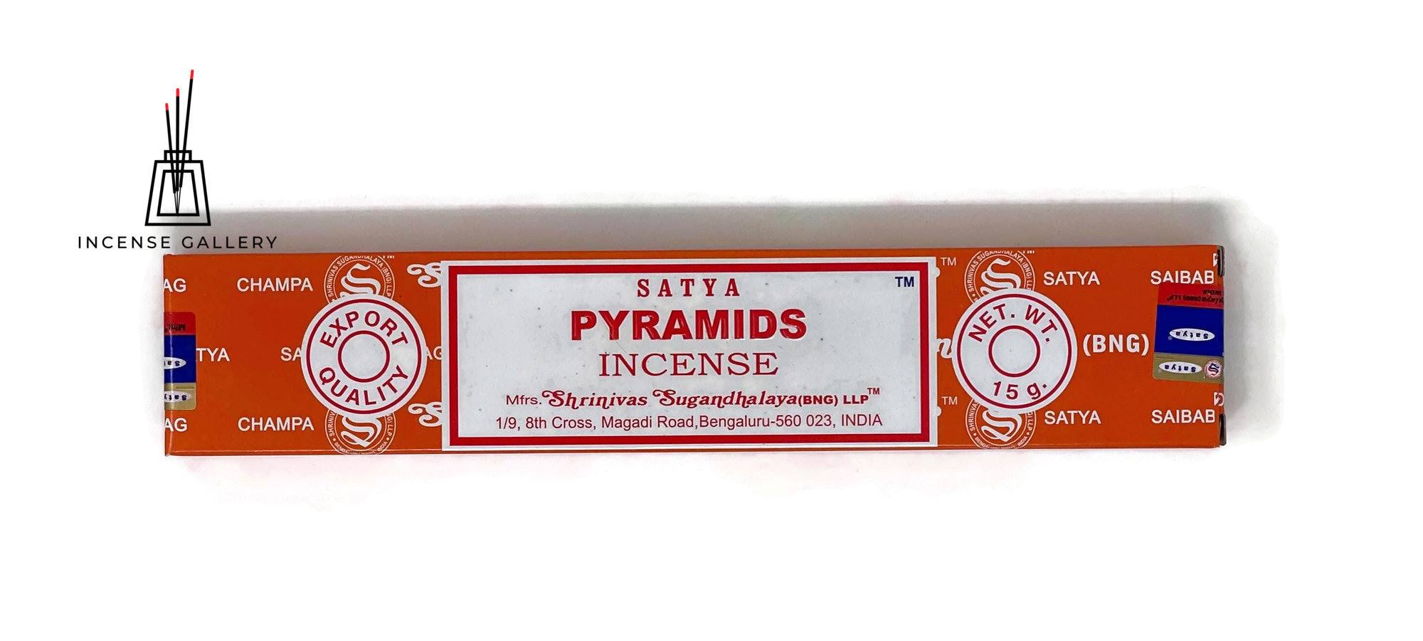Satya Nag Champa Incense Sticks - Pyramid, 12 x 15g