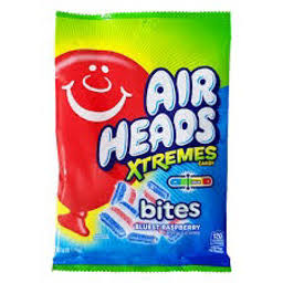 Air Heads blue raspberry bites 170g