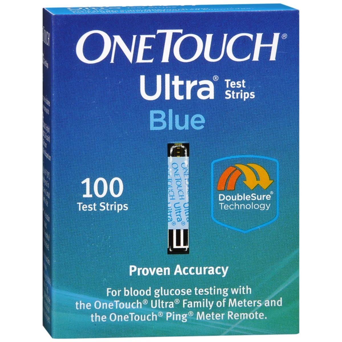 One Touch Ultra Test Stripe - Blue, 100 Strips