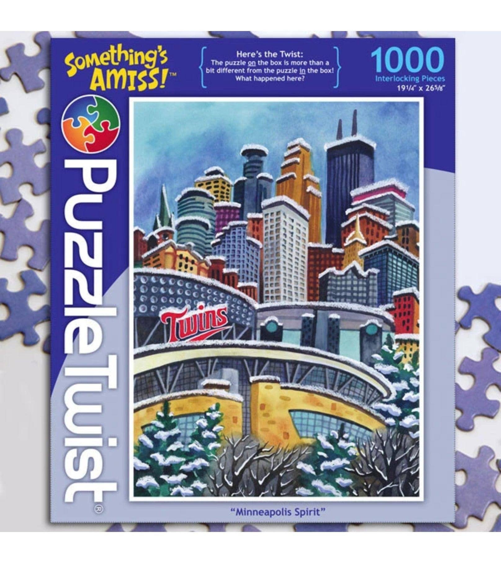 Somethings Amiss Puzzle Twist Minneapolis Spirit Twin Cities Skyline - 1000pcs