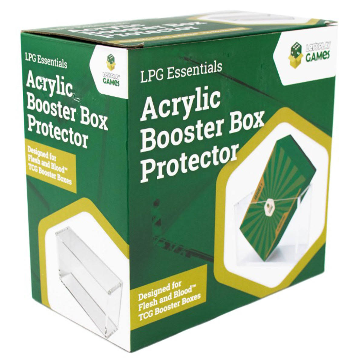 LPG Acrylic Booster Box Protector - Flesh and Blood Booster Box Size | Ozzie Collectables