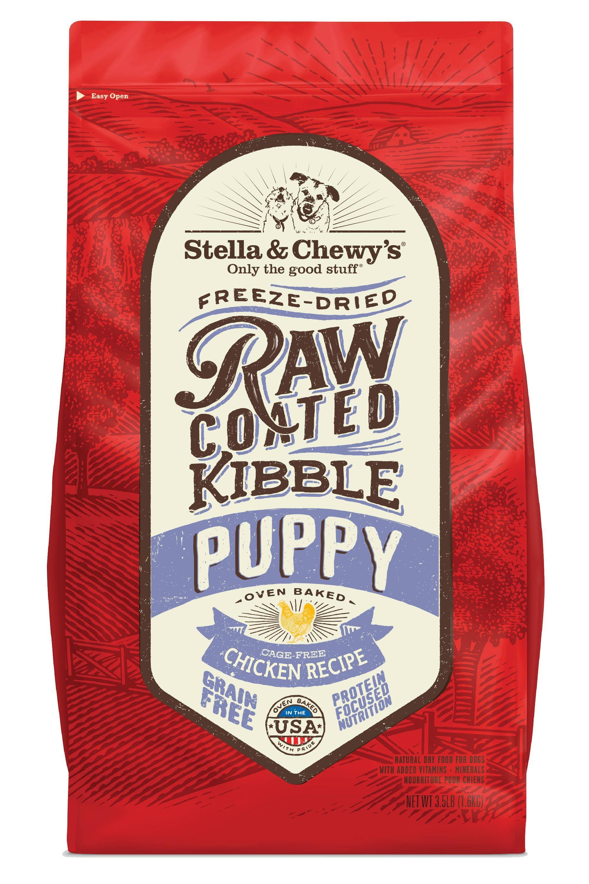 Stella & Chewy's Puppy Raw Coated Kibble - Cage-Free Chicken - 22lb