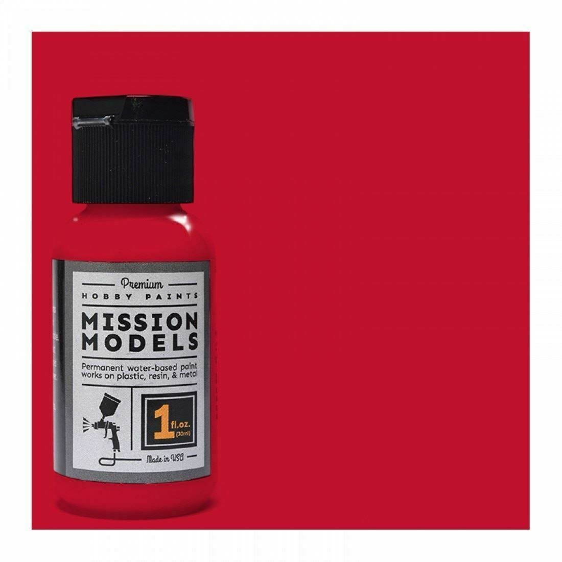 Mission Models Acrylic Model Paint 1 oz Bottle, Red MMP-003