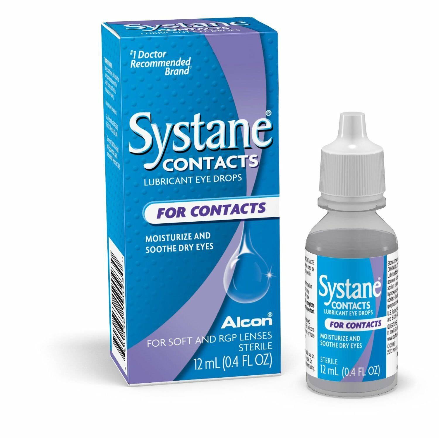 Alcon Systane Lubricant Eye Drops For Contacts - 12ml