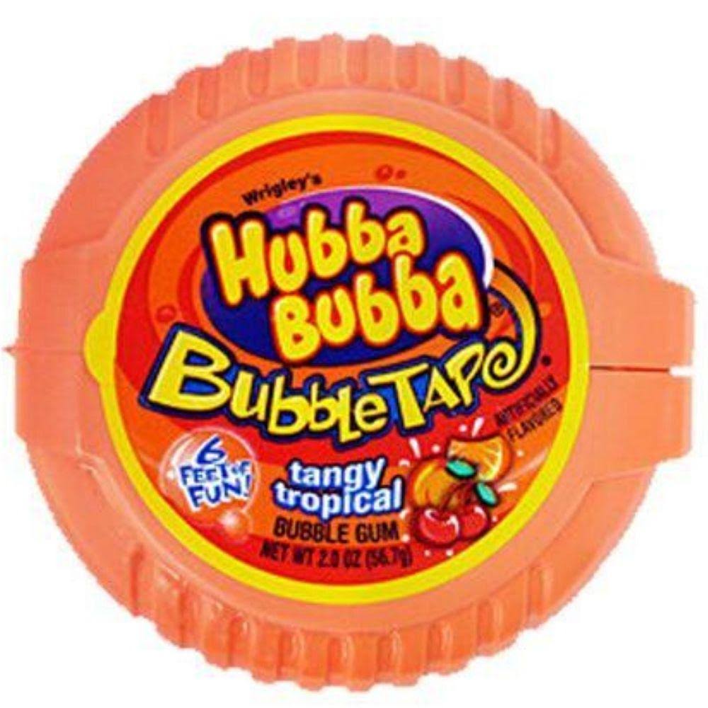 Hubba Bubba Bubble Tape Gum - Tangy Tropical , 56.7g