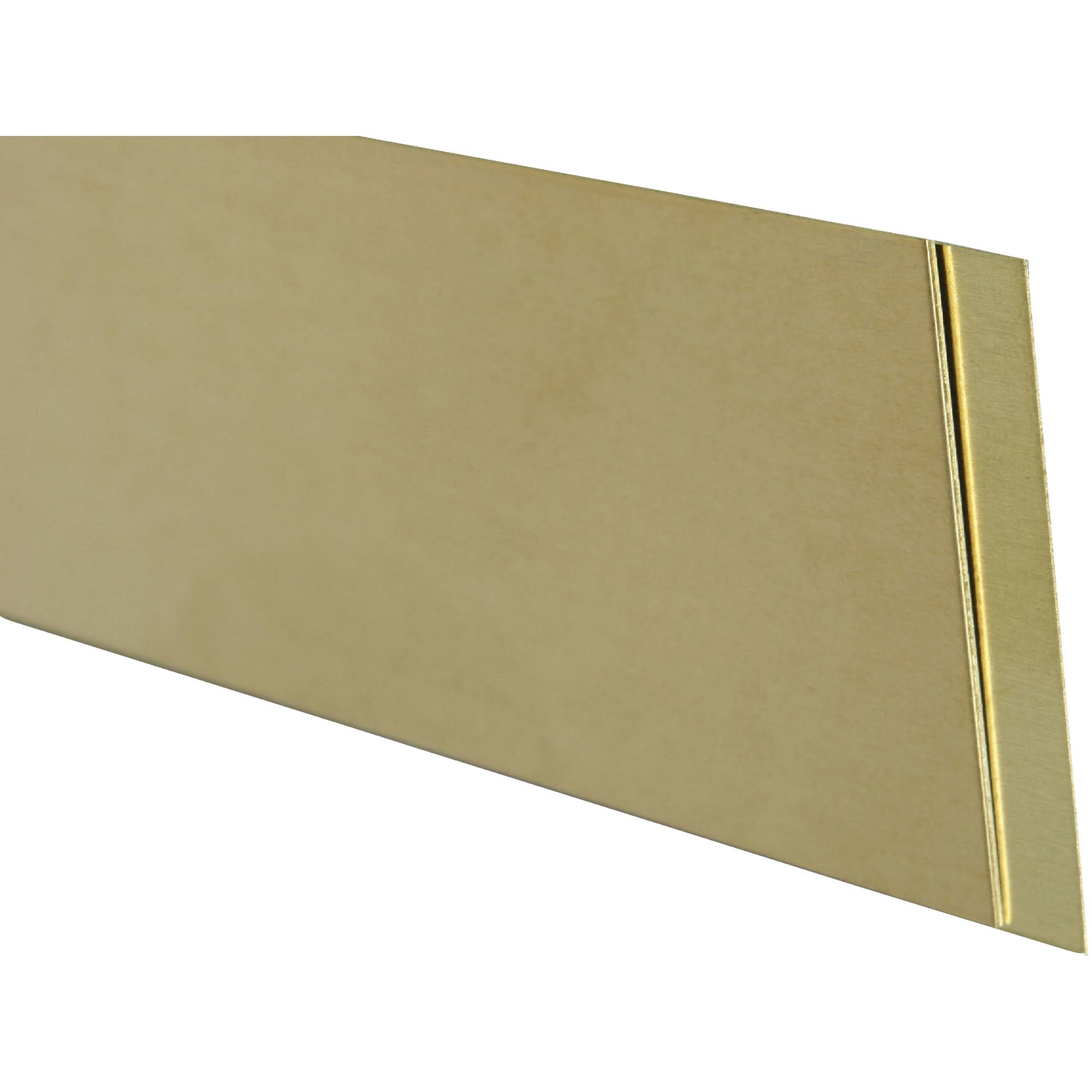 K and S Engineering Brass Strips - 0.093" x 1/4" x 12"