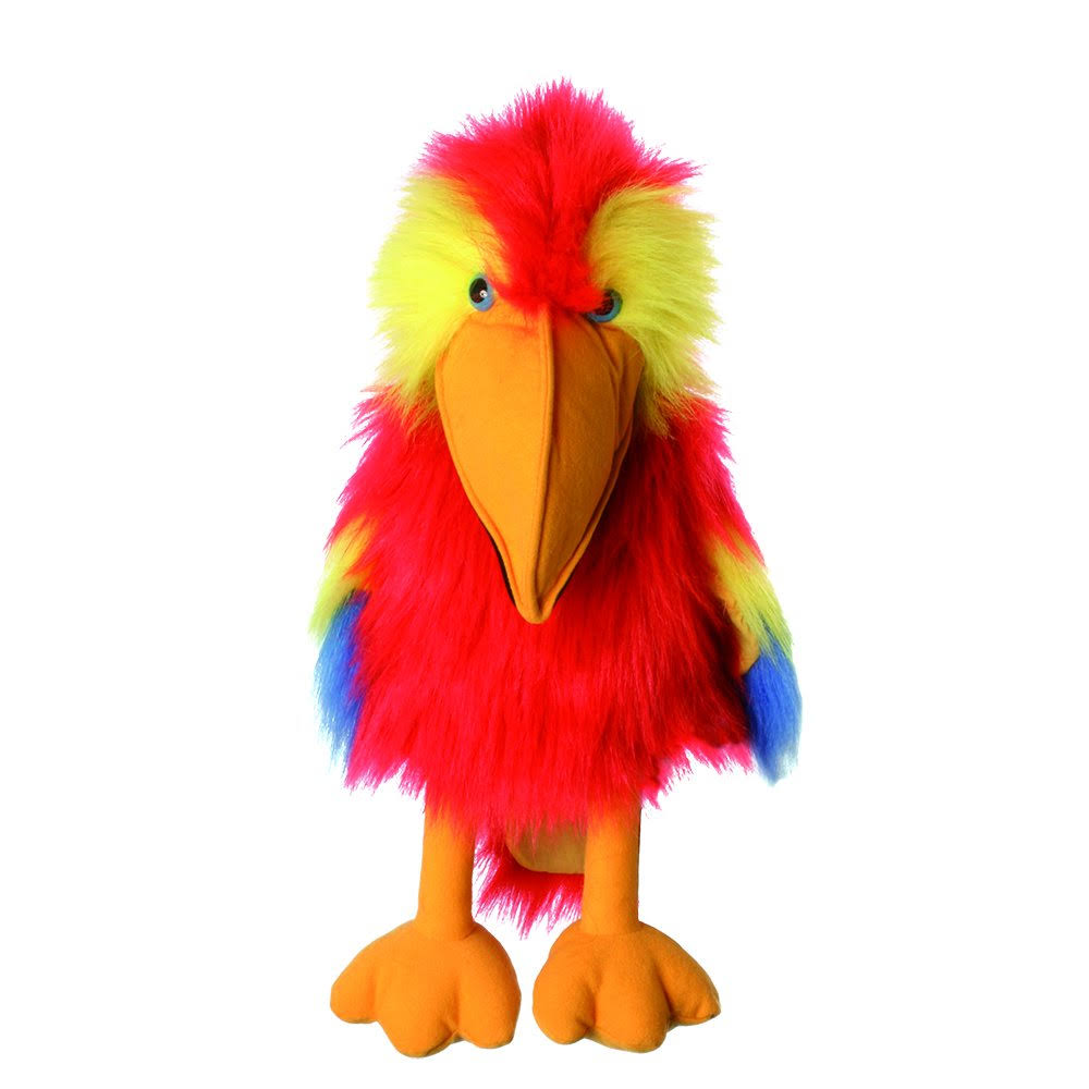 The Puppet Company Large Bird Series Scarlet Macaw Puppet