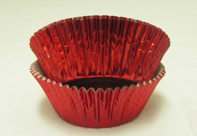 Red Foil Standard Size Baking Cups - 500 Count