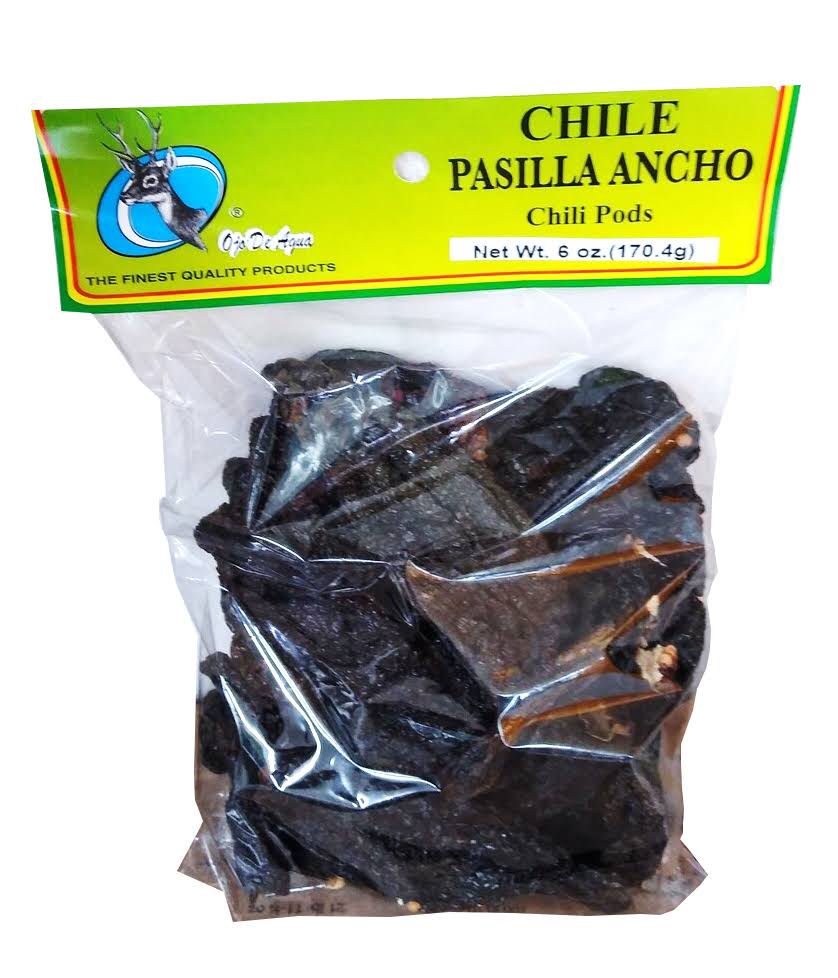 • Spices & Bake Seasoning,Spices Herbs Oja de Agua Chile Pasilla Ancho Chili Pods 6 oz