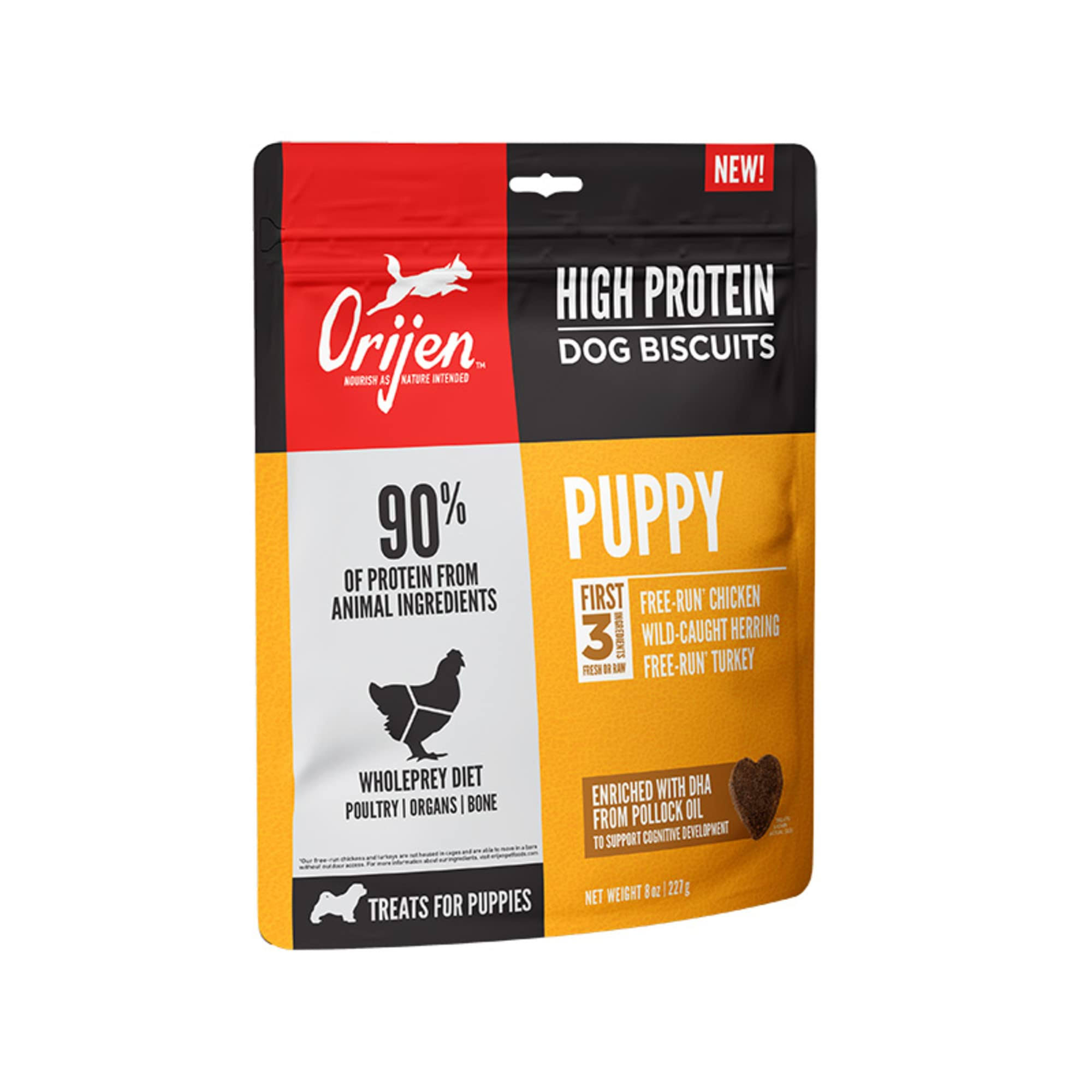 Orijen High Protein Dog Biscuit Treats, Puppy - 8 oz
