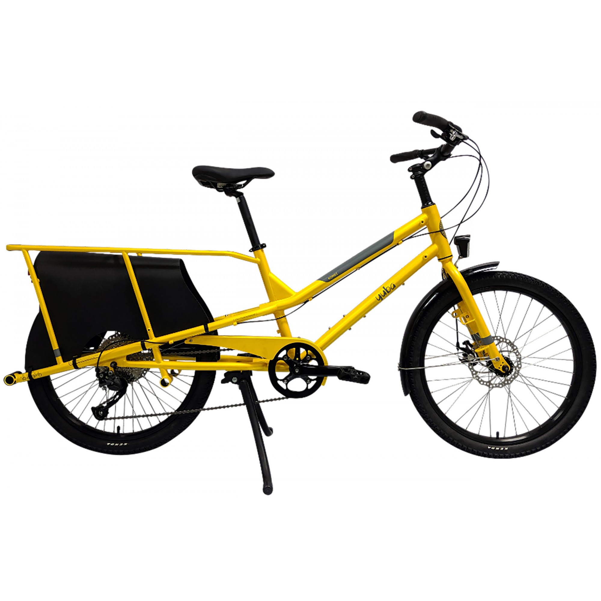 Yuba Kombi Compact Cargo Bike Yellow