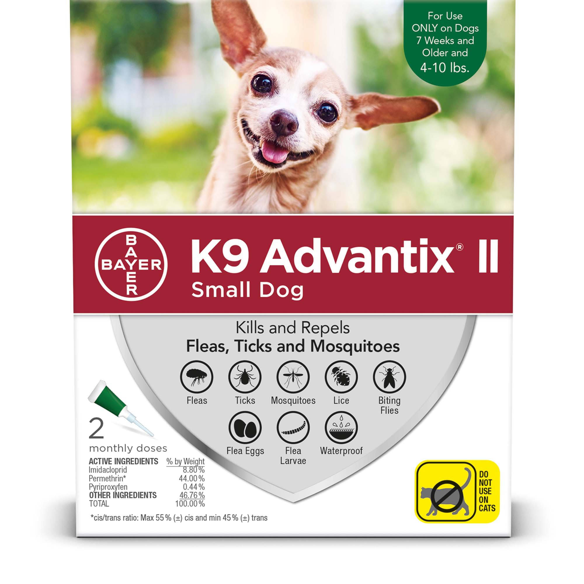 Bayer Healthcare K9 Advantix LL Small Dog Flea and Tick Prevention and Treatment - 4-10lb