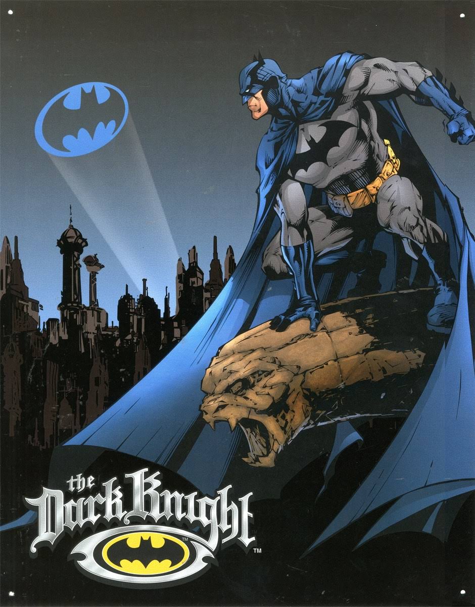 Desperate Enterprises Batman Dark Knight Sign - Metal