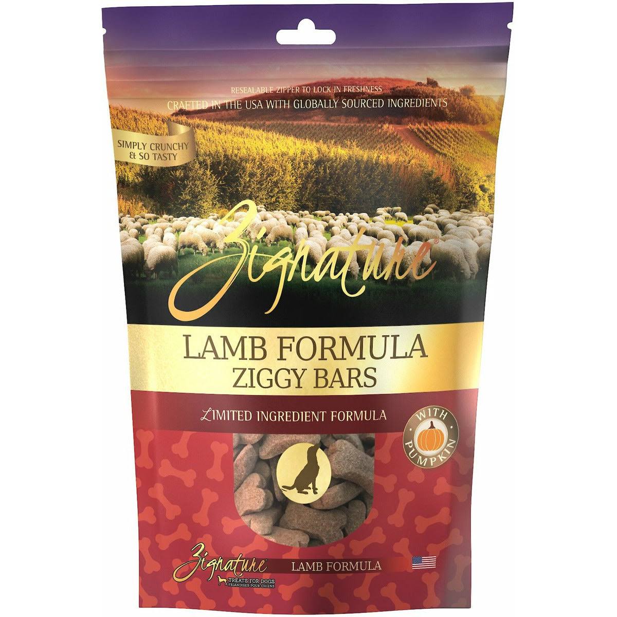 Zignature Ziggy Bars - Lamb & Pumpkin 12oz