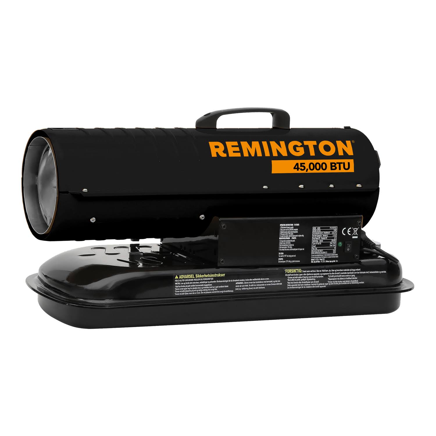 Remington 45,000 BTU/H 1125 Sq ft Forced Air Kerosene Heater