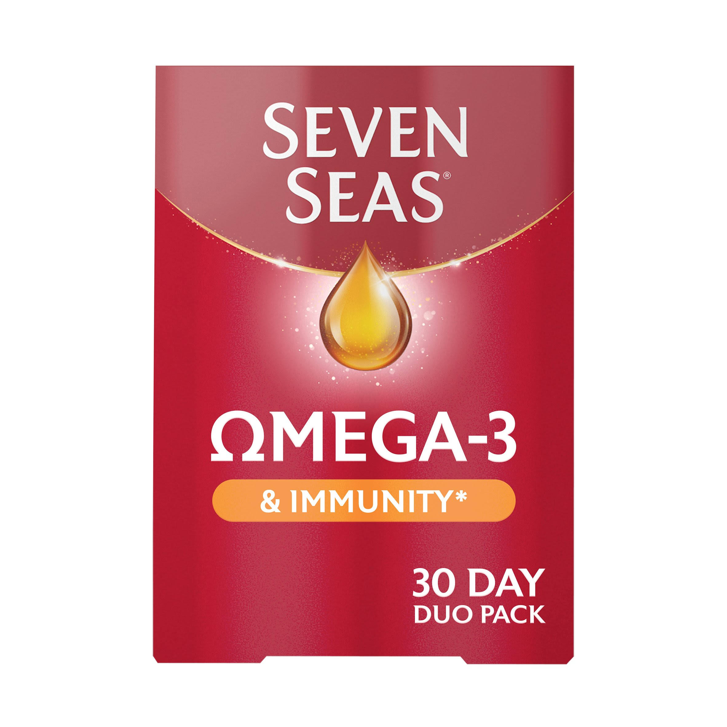 Seven Seas Omega-3 & Immunity Duo Pack 30 Capsules + 30 Tablets