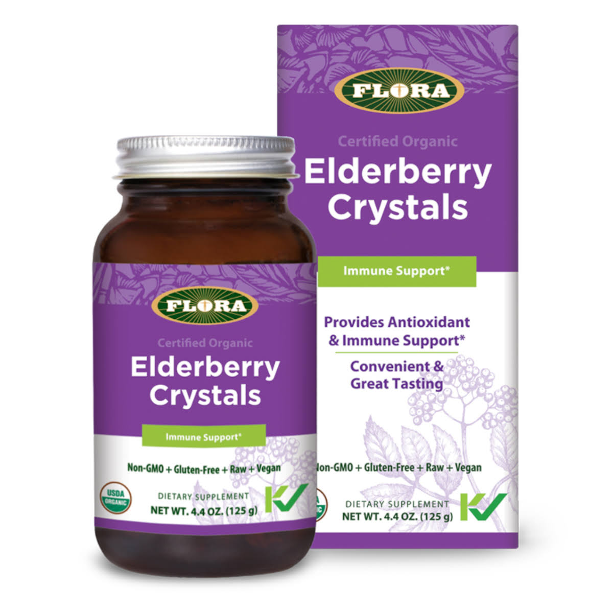 Flora Elderberry Crystals 125 g