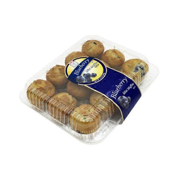 Café Valley Mini Muffins - Blueberry, 10.5oz, 12ct